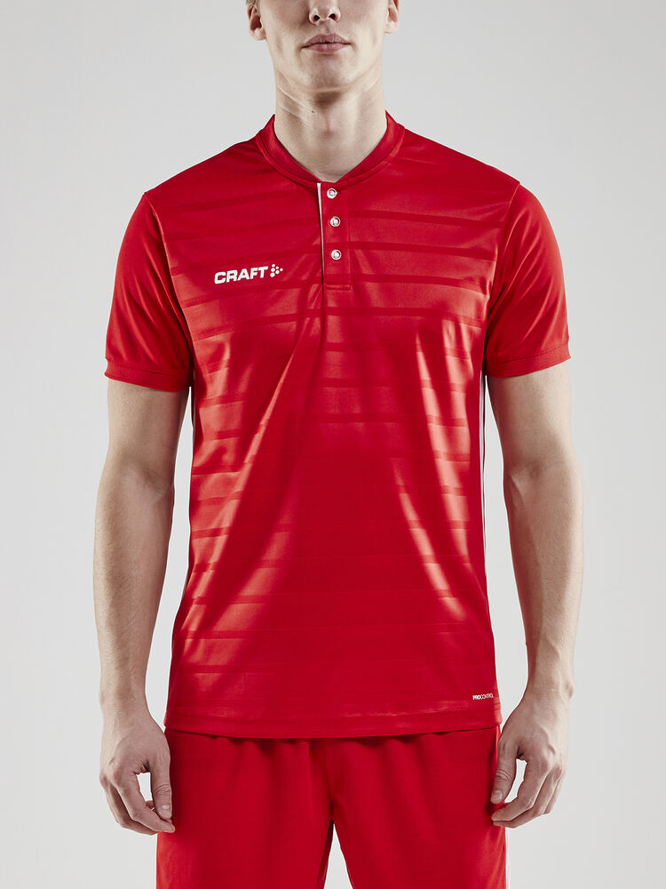 Pro Control Button Jersey M von Craft – Club Cobolt/White