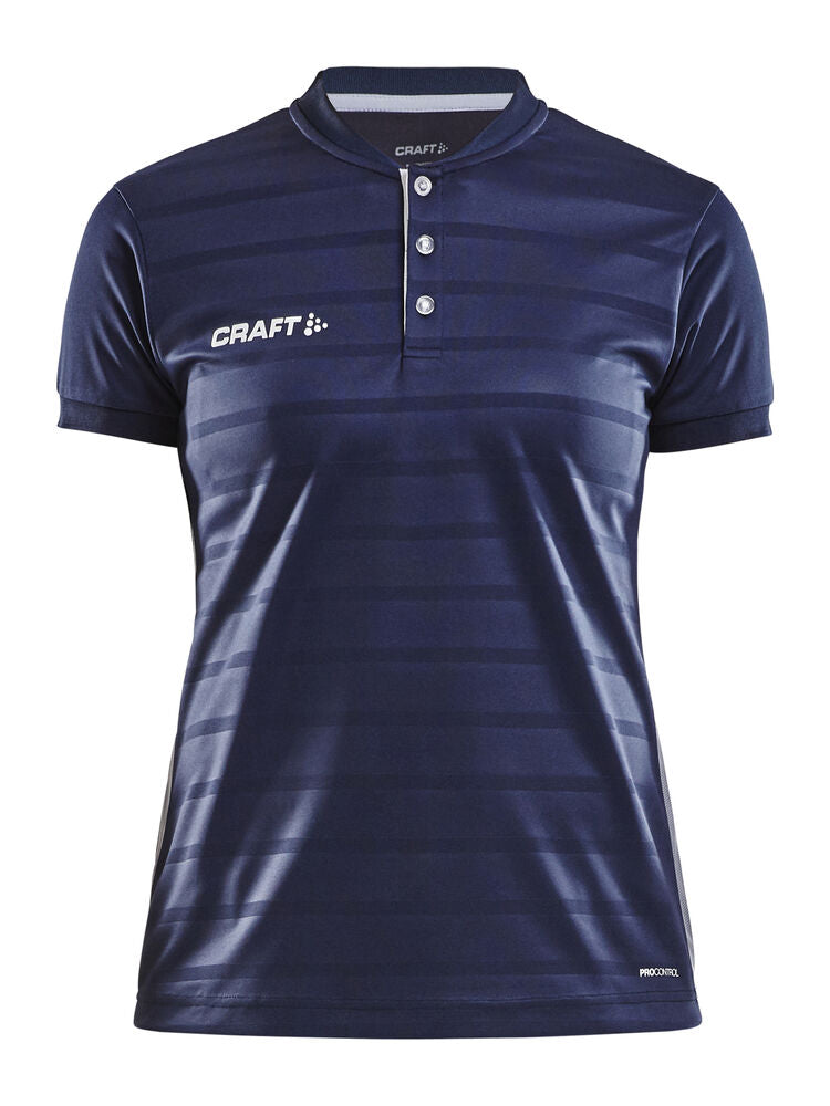 Pro Control Button Jersey W von Craft – Club Cobolt/White