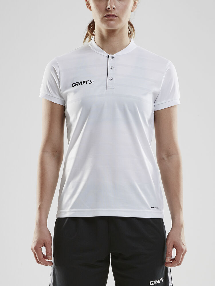 Pro Control Button Jersey W von Craft – Club Cobolt/White