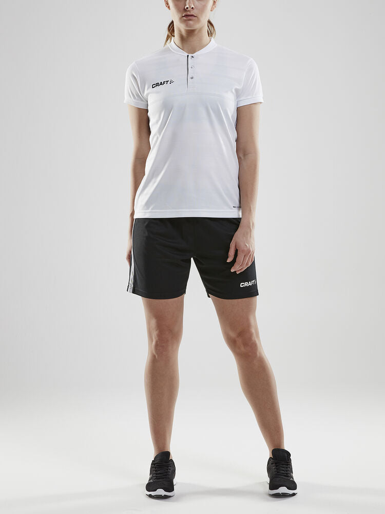 Pro Control Button Jersey W von Craft – Club Cobolt/White