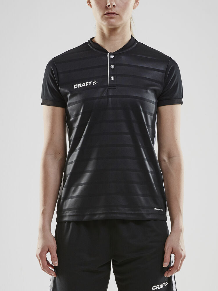 Pro Control Button Jersey W von Craft – Club Cobolt/White