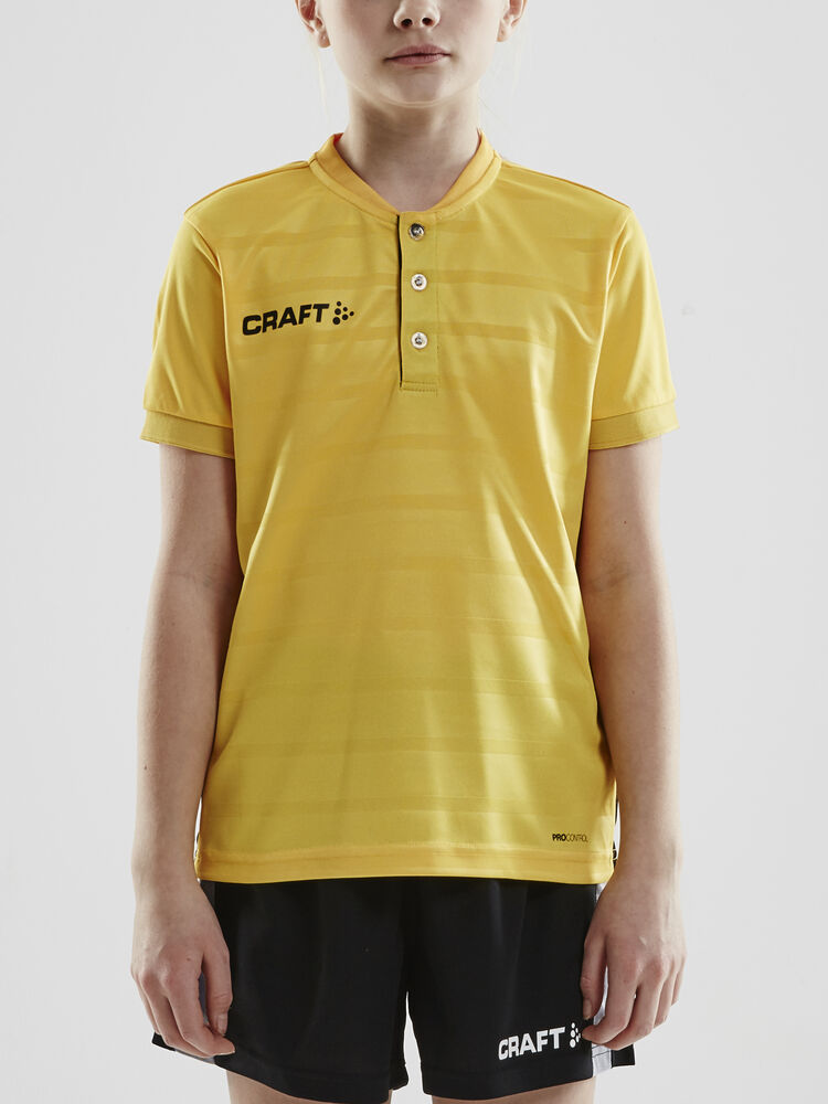 Pro Control Button Jersey Jr von Craft – Club Cobolt/White