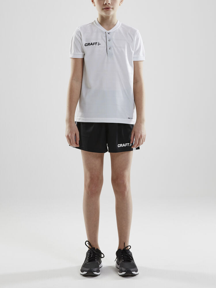 Pro Control Button Jersey Jr von Craft – Club Cobolt/White