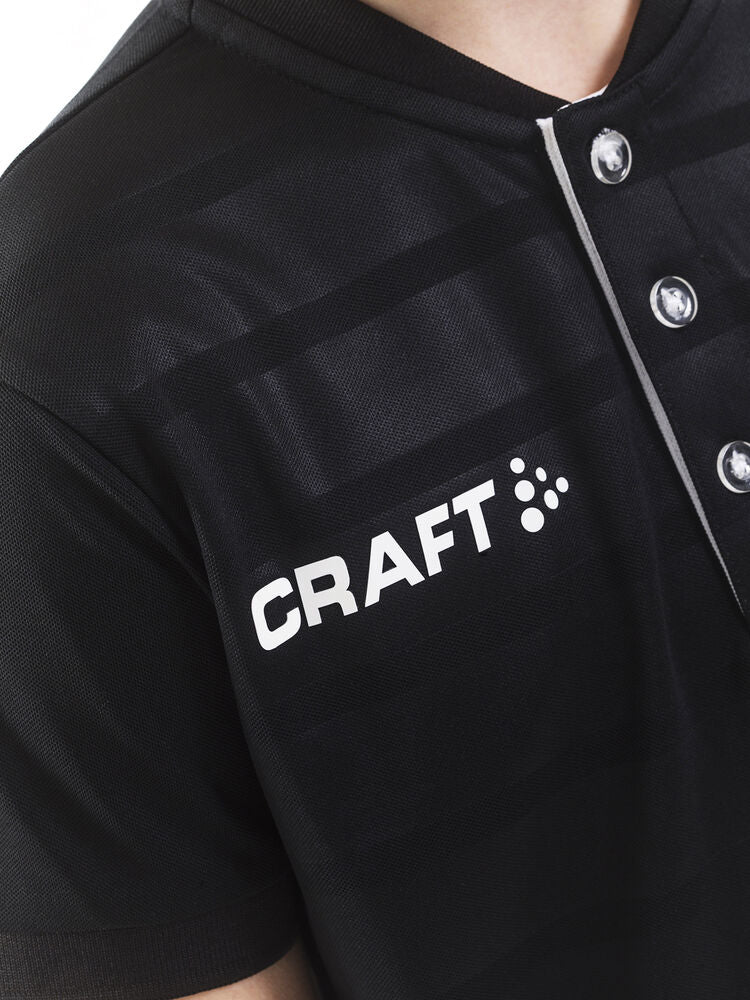 Pro Control Button Jersey Jr von Craft – Club Cobolt/White