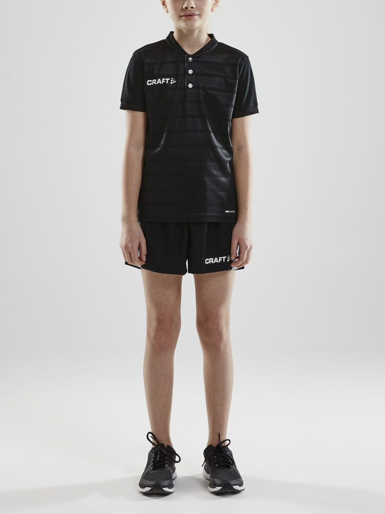 Pro Control Button Jersey Jr von Craft – Club Cobolt/White