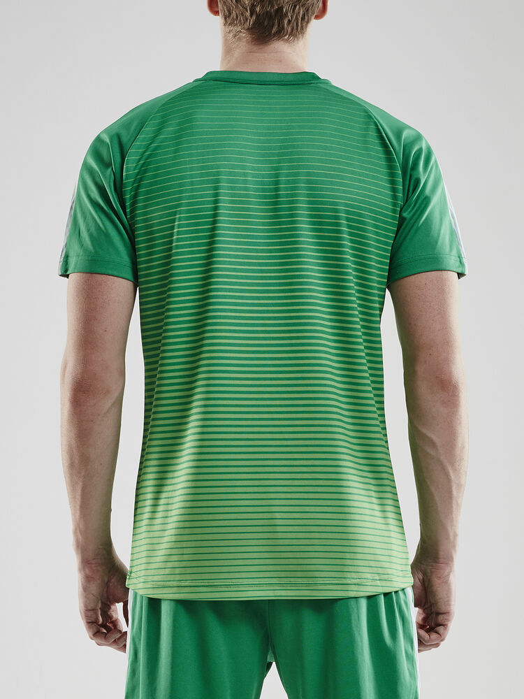 Pro Control Stripe Jersey M von Craft – Club Cobolt/Bright Red
