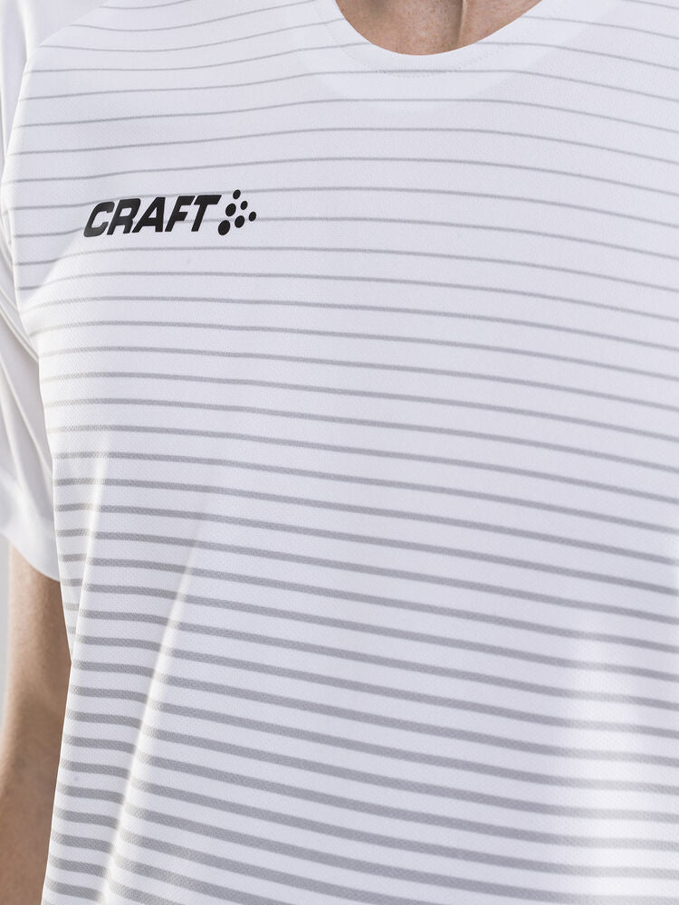 Pro Control Stripe Jersey M von Craft – Club Cobolt/Bright Red