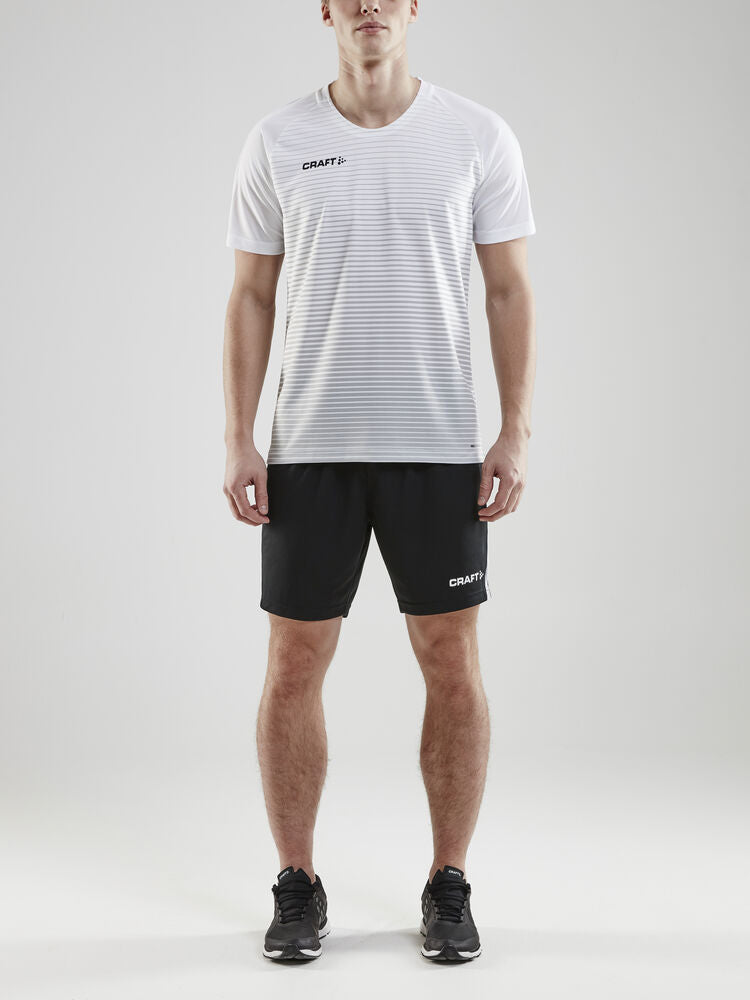 Pro Control Stripe Jersey M von Craft – Club Cobolt/Bright Red
