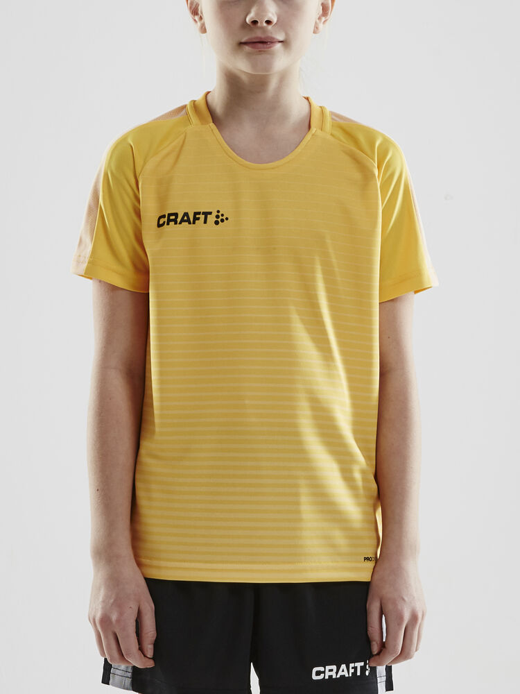 Pro Control Stripe Jersey Jr von Craft – Club Cobolt/Bright Red