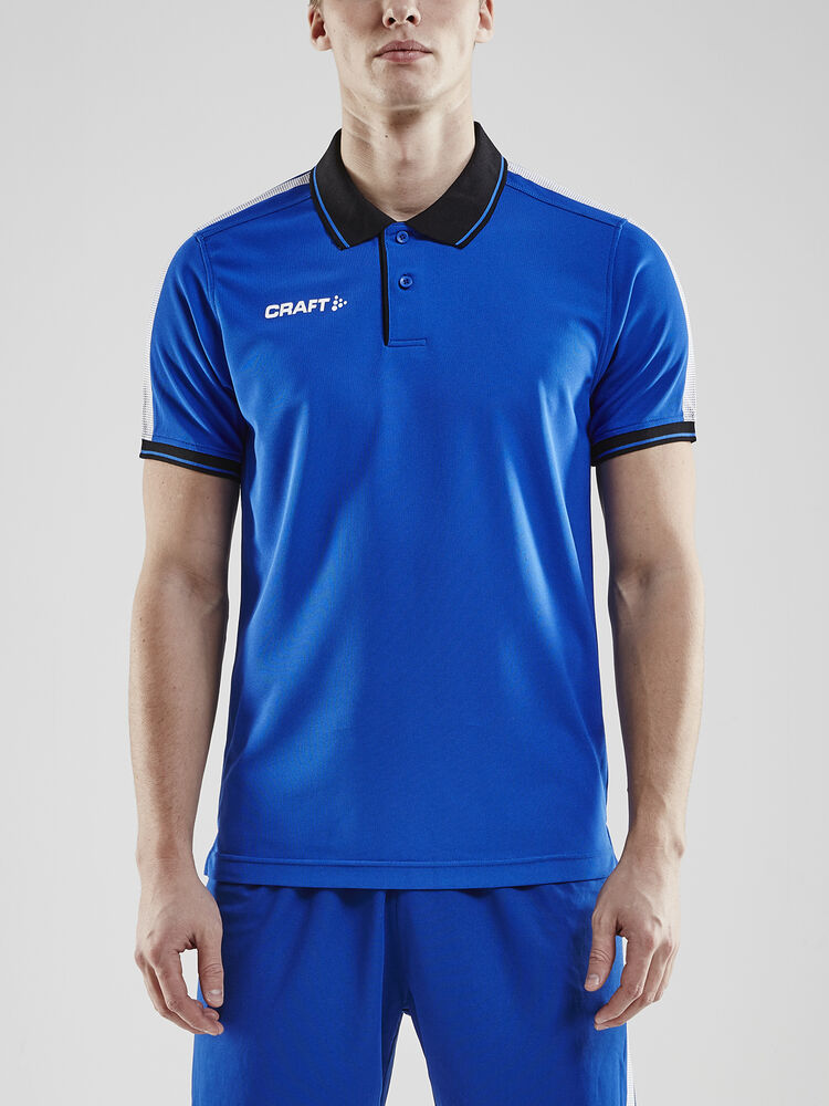 Pro Control Poloshirt M von Craft – Club Cobolt/Black