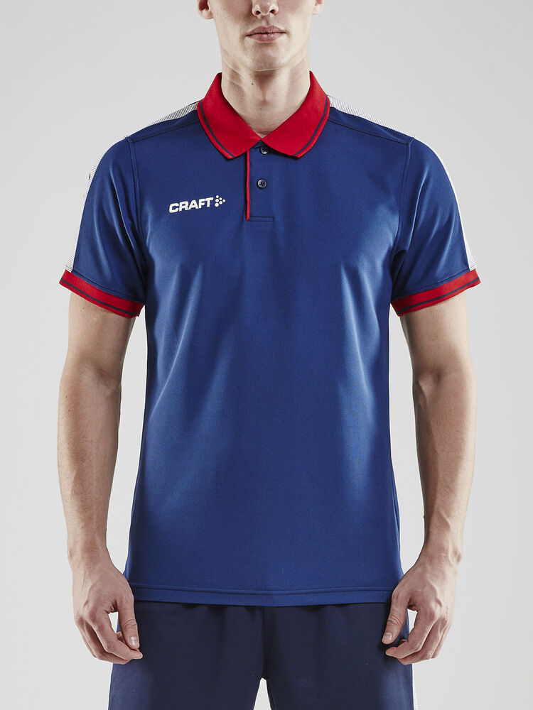 Pro Control Poloshirt M von Craft – Club Cobolt/Black