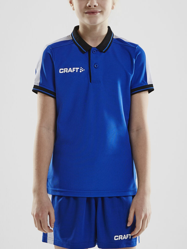 Pro Control Poloshirt Jr von Craft – Club Cobolt/Black