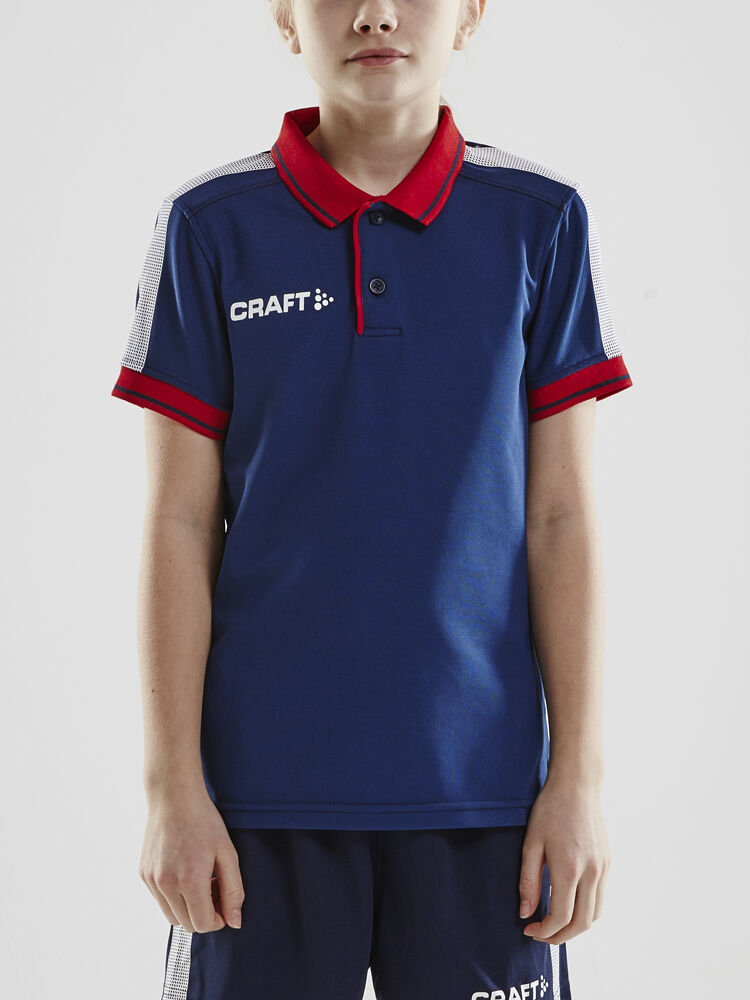 Pro Control Poloshirt Jr von Craft – Club Cobolt/Black
