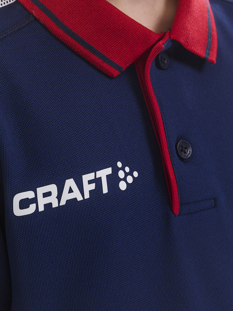 Pro Control Poloshirt Jr von Craft – Club Cobolt/Black