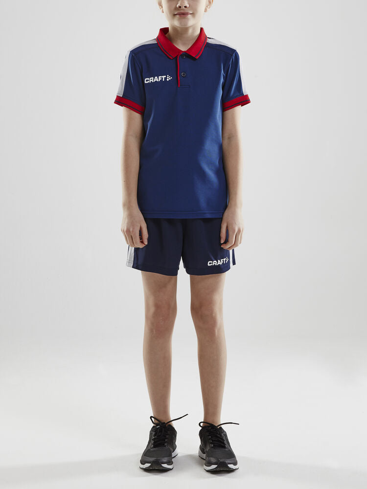 Pro Control Poloshirt Jr von Craft – Club Cobolt/Black