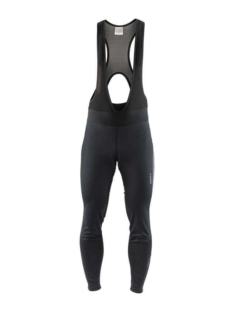 Ideal Pro Wind Bib Tights with pad  M von Craft – Black