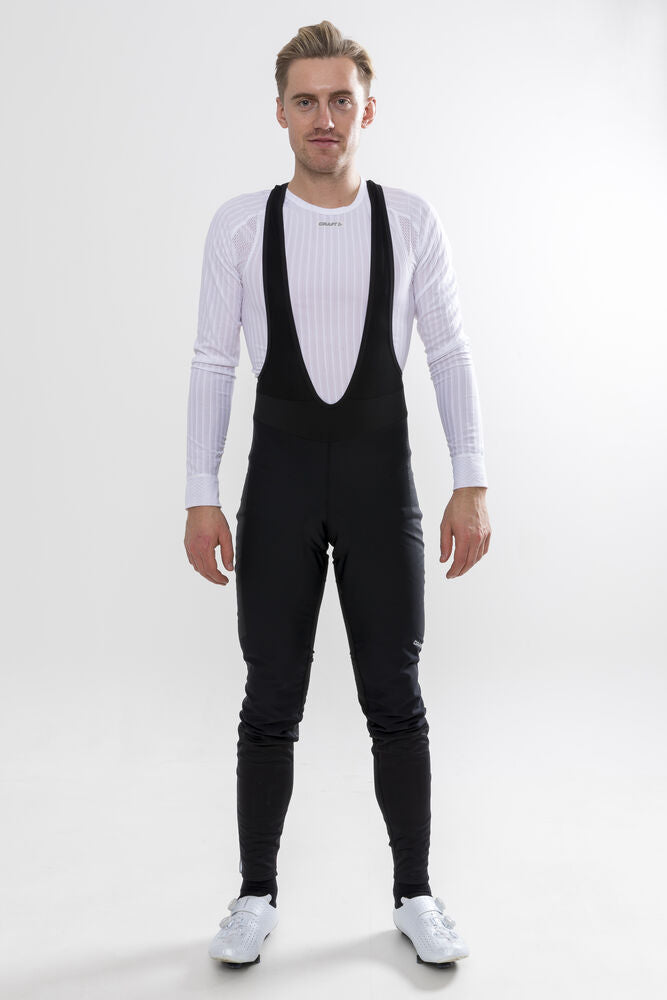 Ideal Pro Wind Bib Tights with pad  M von Craft – Black