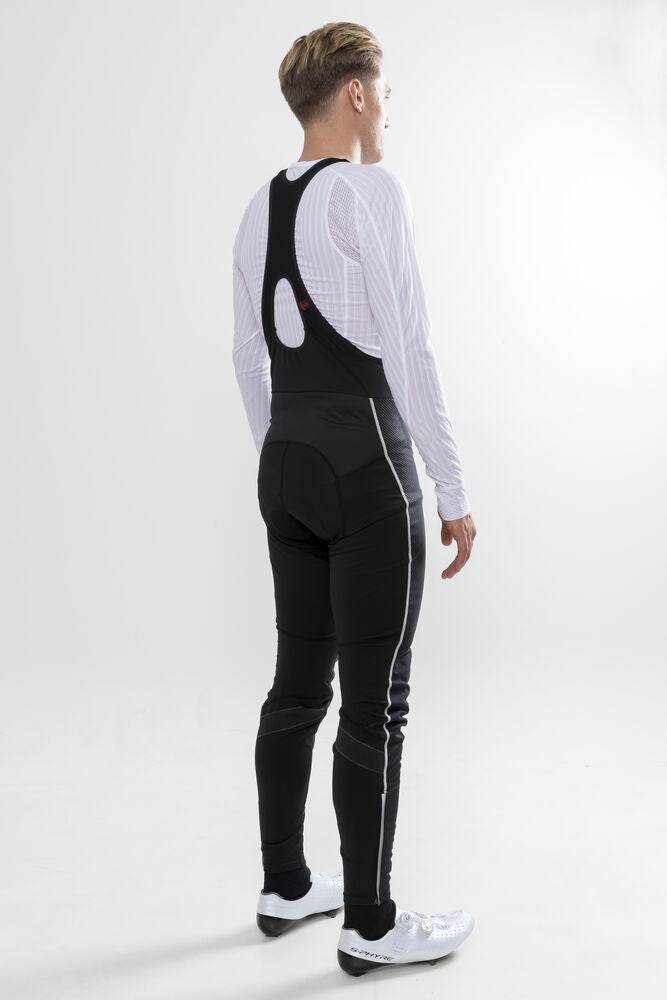 Ideal Pro Wind Bib Tights with pad  M von Craft – Black