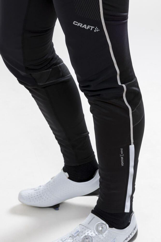 Ideal Pro Wind Bib Tights with pad  M von Craft – Black
