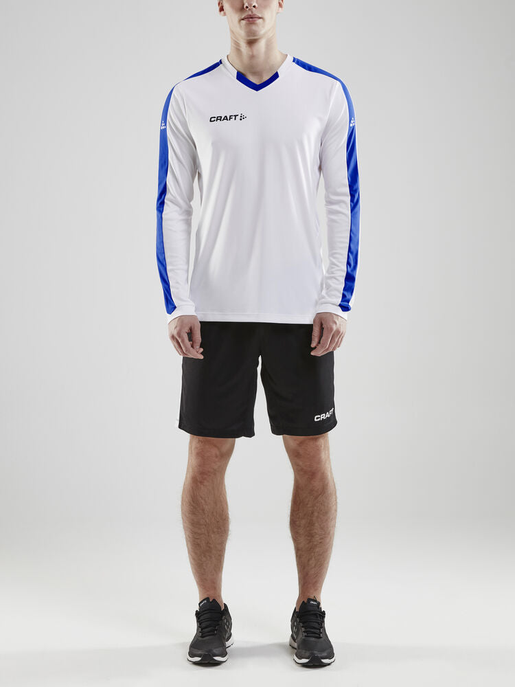 Progress Jersey Contrast LS M von Craft – White/Club Cobolt