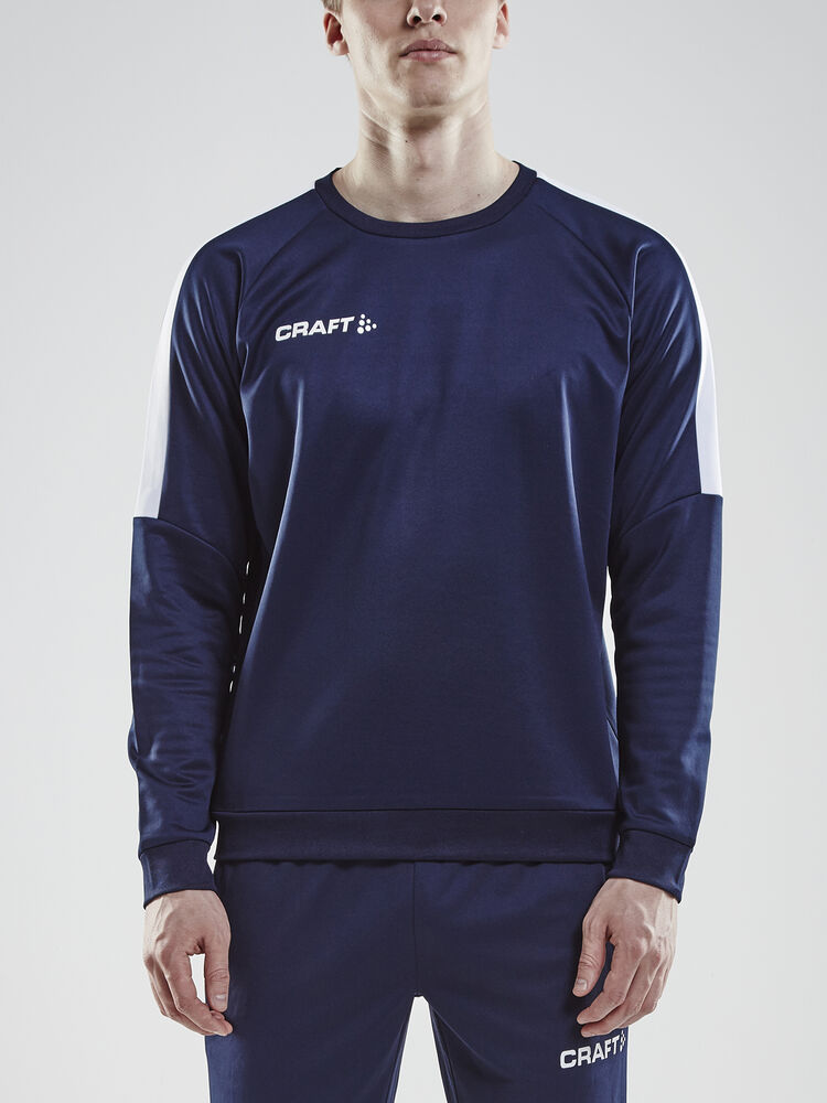 Progress R-Neck Sweater M von Craft – Royal/White