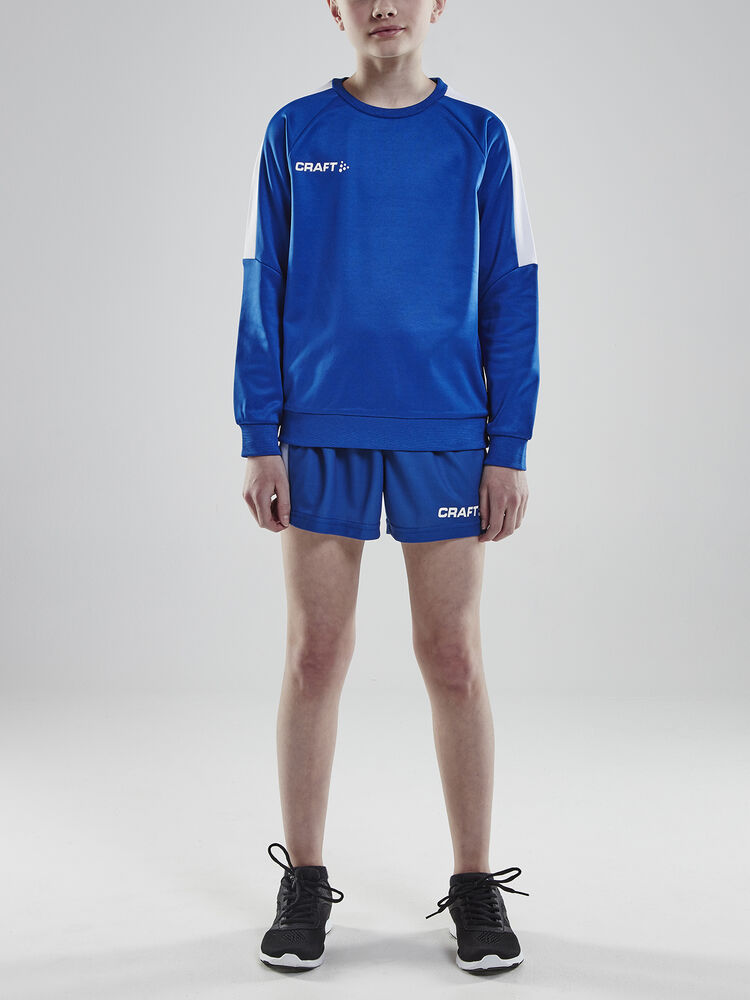 Progress R-Neck Sweater Jr von Craft – Royal/White