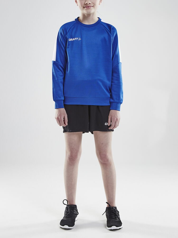 Progress R-Neck Sweater Jr von Craft – Royal/White