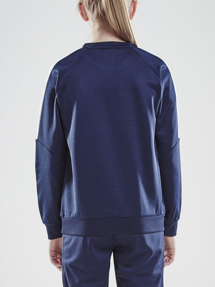 Progress R-Neck Sweater Jr von Craft – Royal/White
