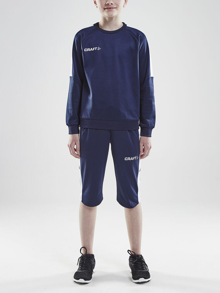 Progress R-Neck Sweater Jr von Craft – Royal/White