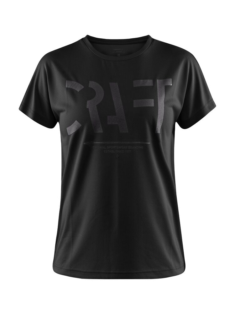Eaze SS Logo Mesh Tee W von Craft – Giallo