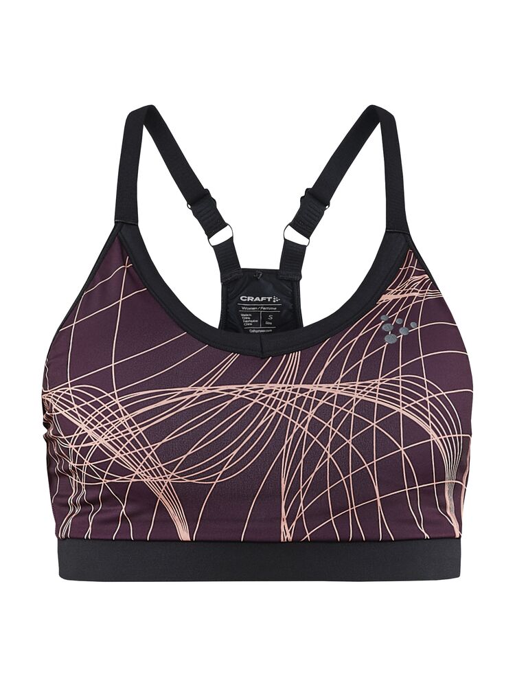 Motion Bra von Craft – Burgundy/Bleikur