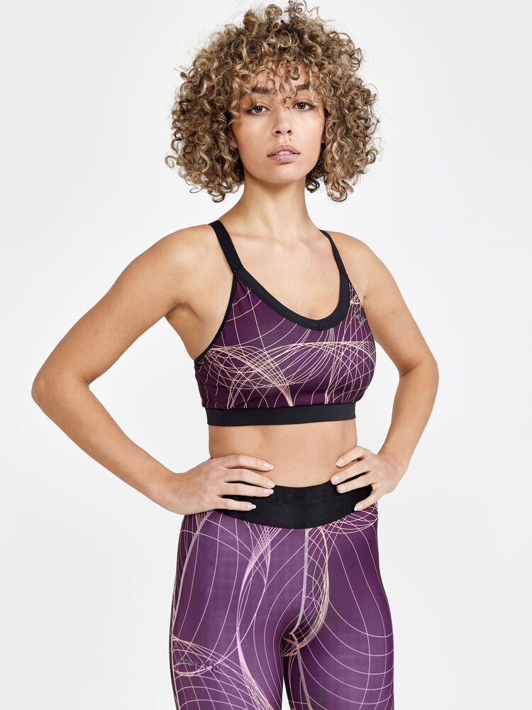 Motion Bra von Craft – Burgundy/Bleikur