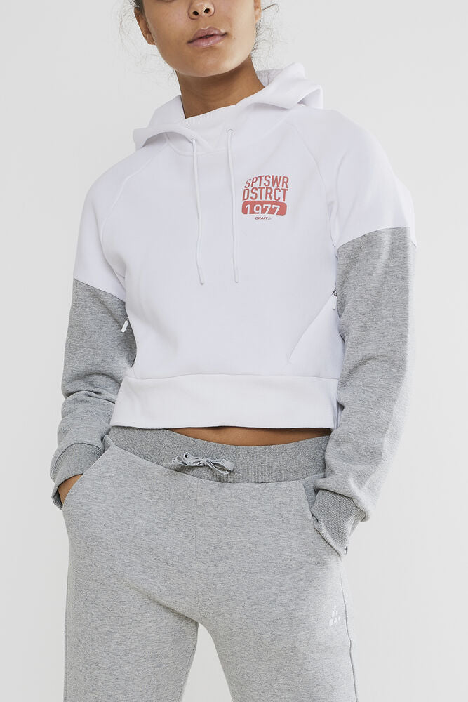 District Hoodie W von Craft – White