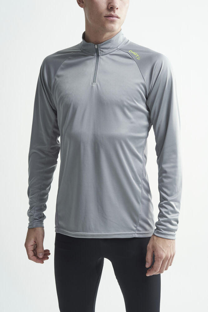 Eaze LS Half Zip Tee M von Craft – Monument
