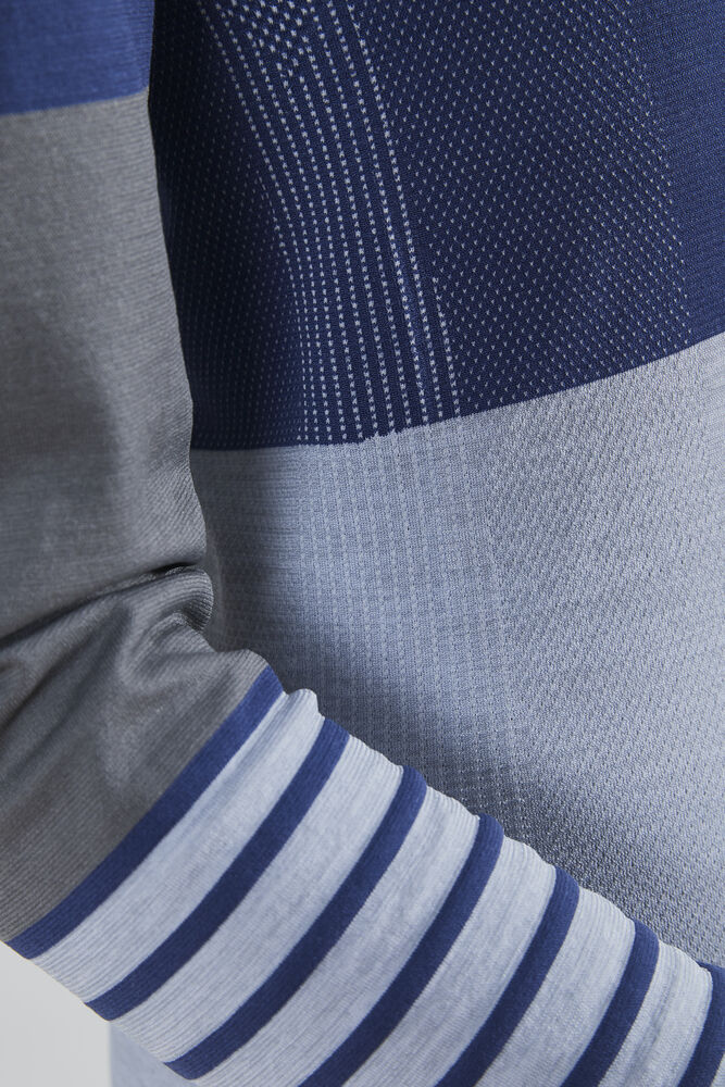 Fuseknit Comfort Blocked RN LS W von Craft – Maritime/Fog
