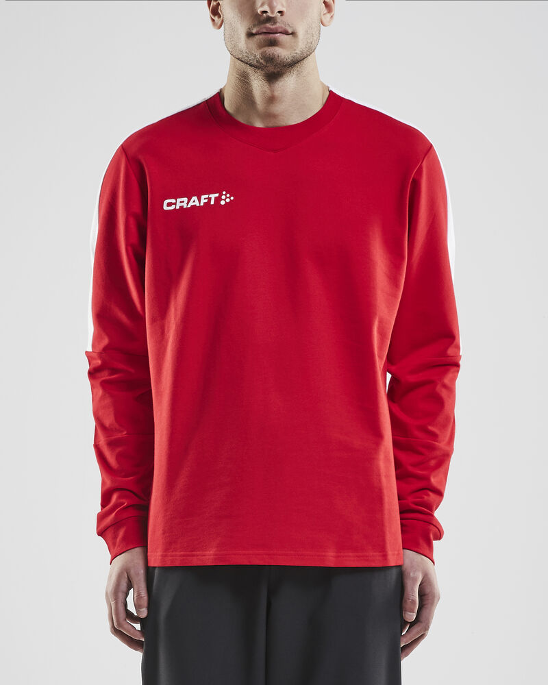 Progress GK Sweatshirt M von Craft – Bright Red/White