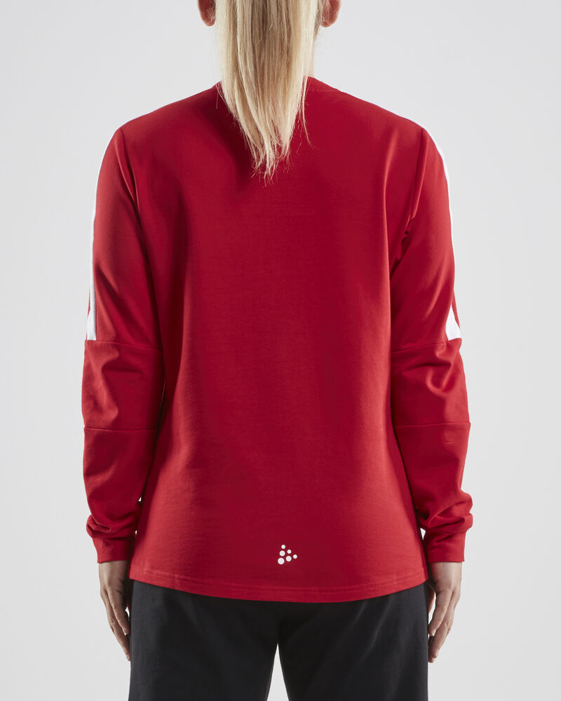Progress GK Sweatshirt W von Craft – Bright Red/White