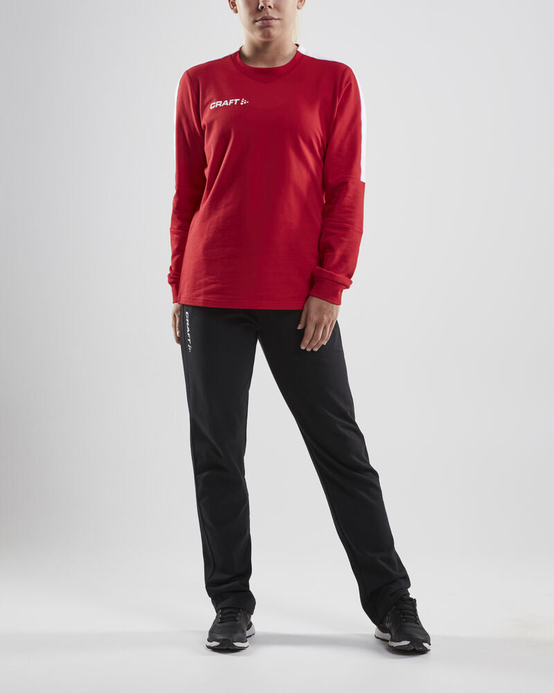 Progress GK Sweatshirt W von Craft – Bright Red/White