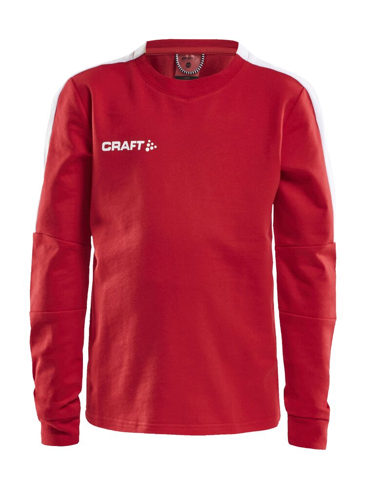 Progress GK Sweatshirt Jr von Craft – Bright Red/White