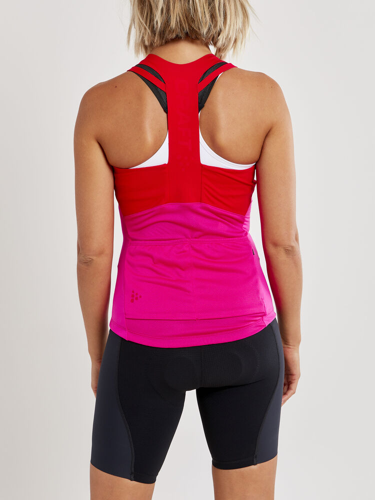 Stride Singlet W von Craft – Fame/Bright Red