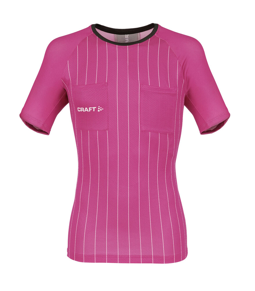 TWC REFEREE TEE M von Craft – Pink/White
