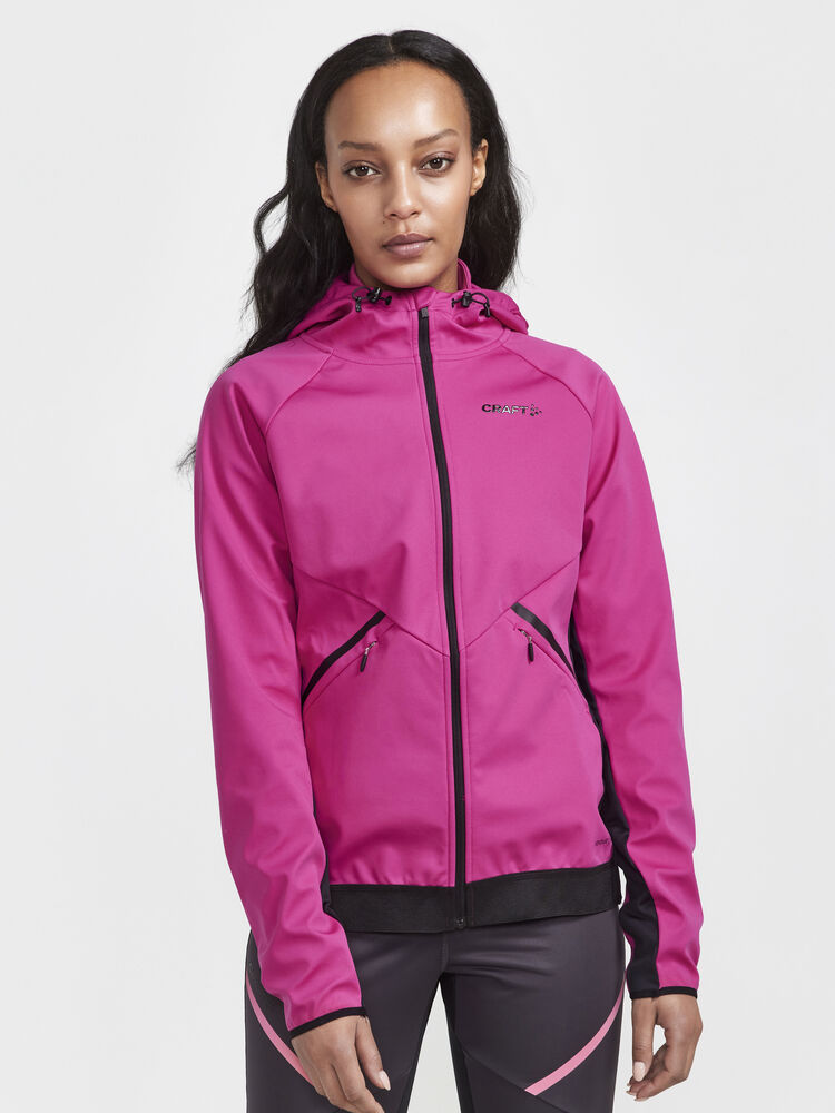 Glide Hood Jacket W von Craft – Roxo