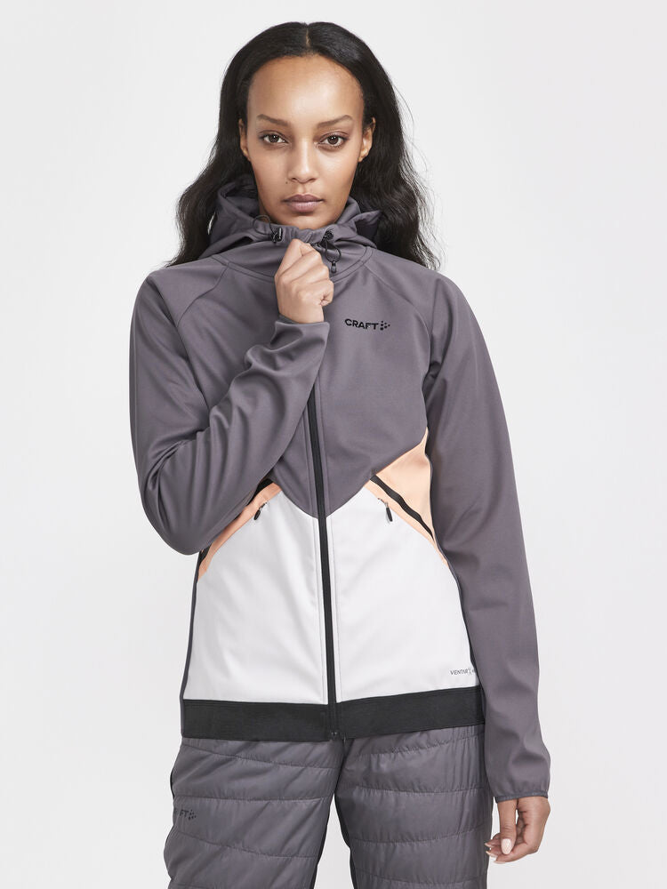 Glide Hood Jacket W von Craft – Roxo