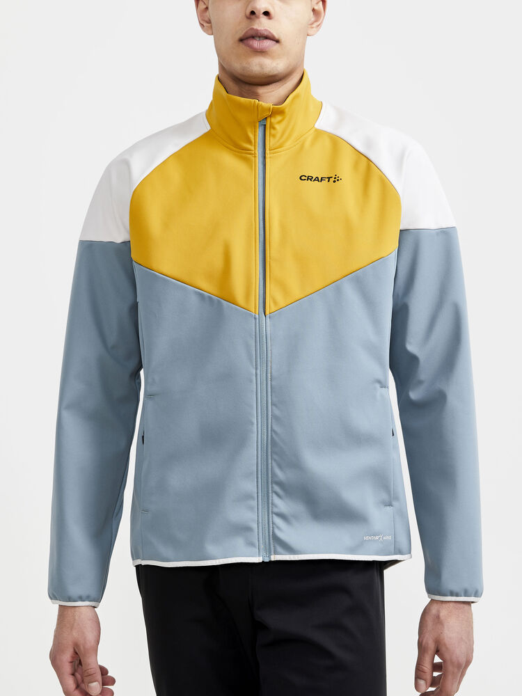 Glide Block Jacket M von Craft – Flow/Slate