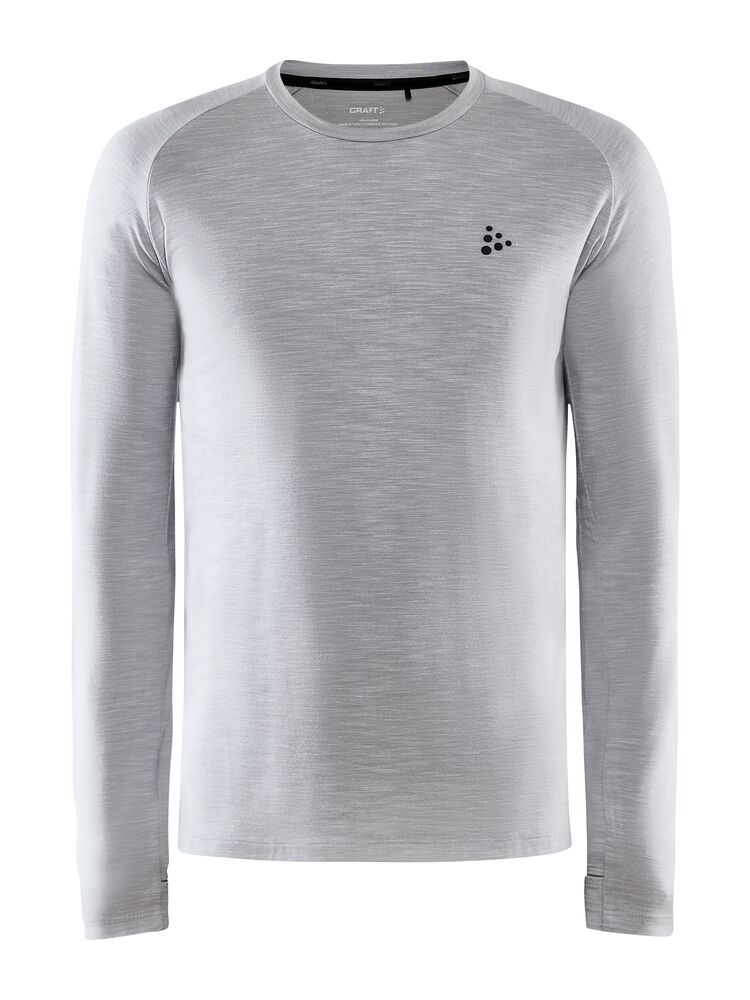 Core Sence LS Tee M von Craft – Grey Melange