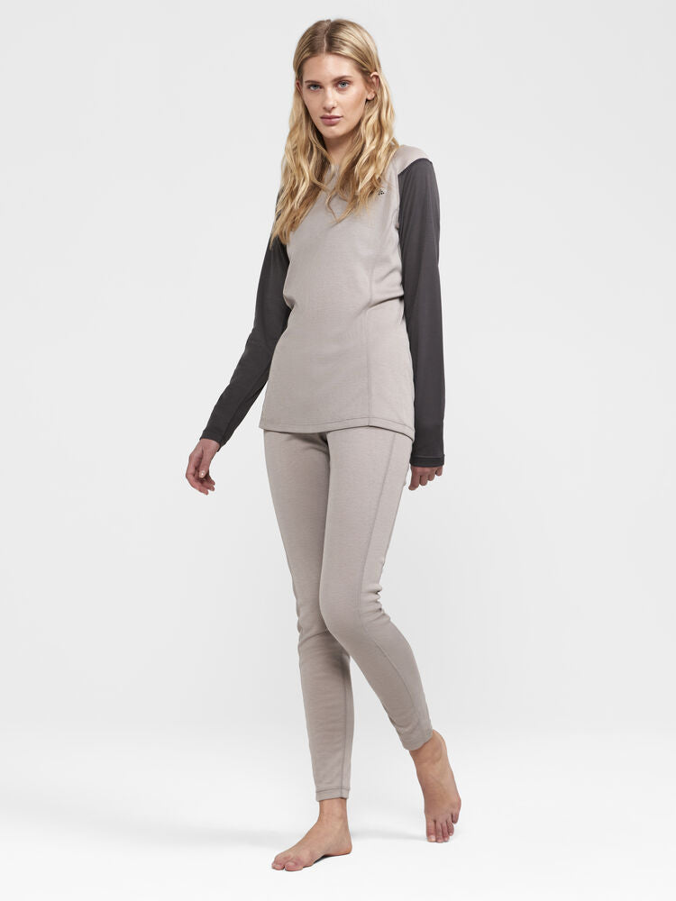 Core Warm Baselayer Set W von Craft – Clay/Granite