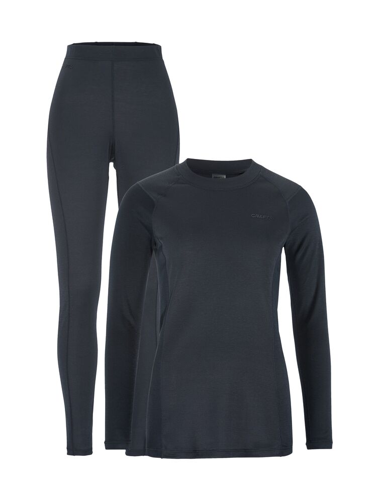 Core Warm Baselayer Set W von Craft – Clay/Granite