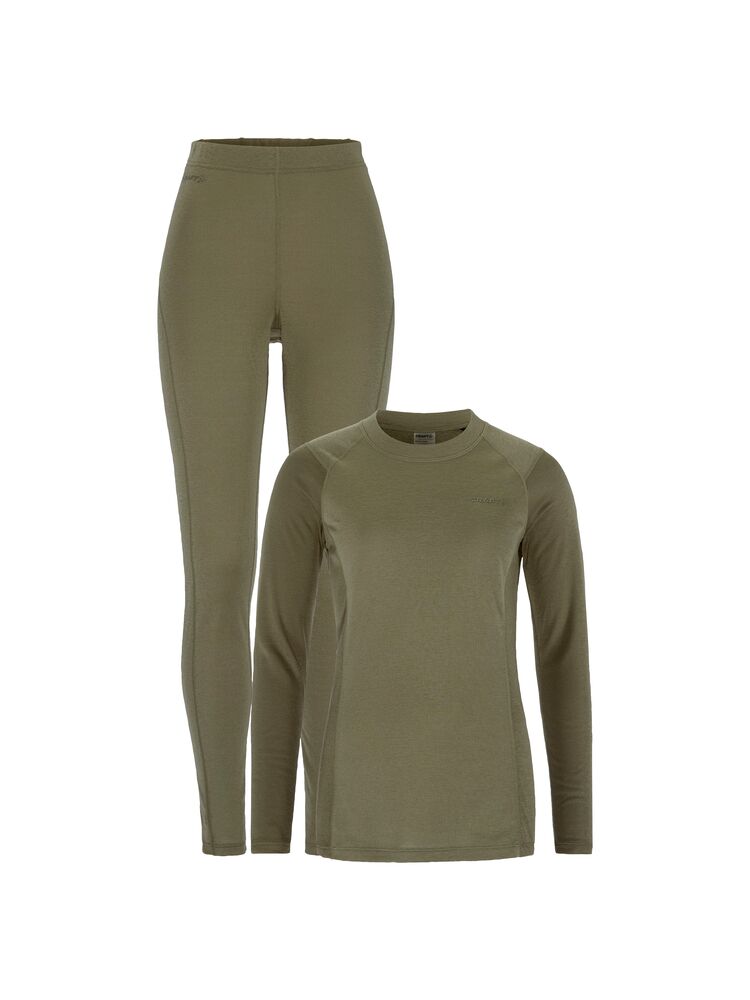 Core Warm Baselayer Set W von Craft – Clay/Granite