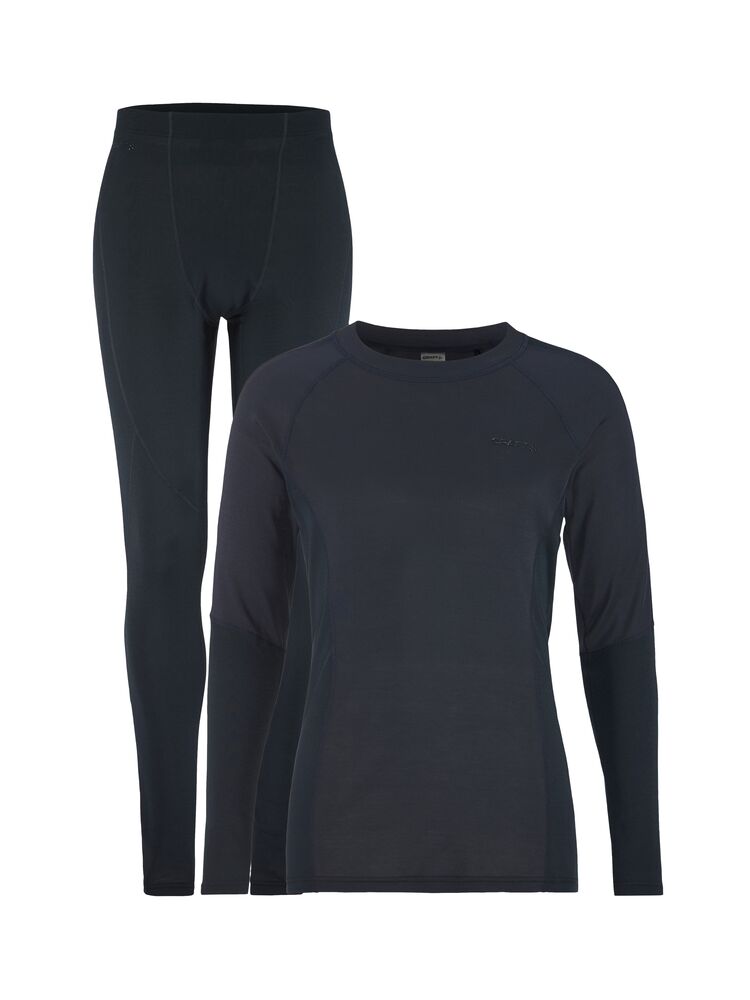 Core Warm Baselayer Set M von Craft – Blues/Dk Navy