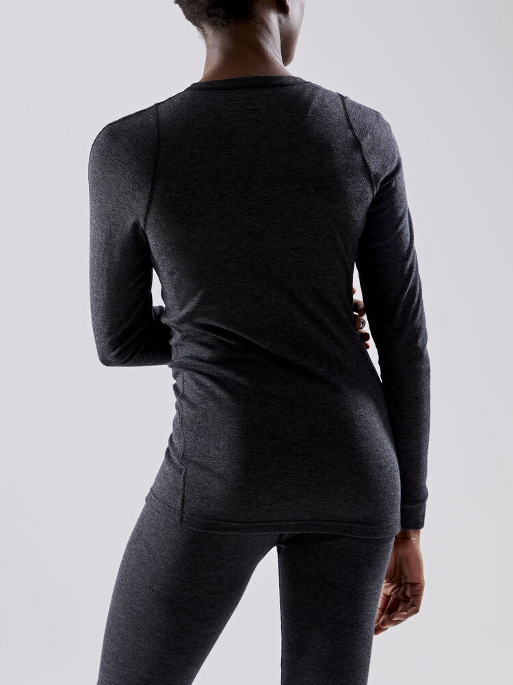 CORE Wool Merino Set W von Craft – Dk Grey Melange